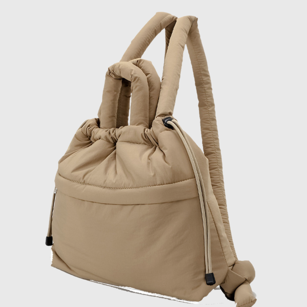 Damen Plüschtasche 2in1 Handtasche Rucksack Gepolstert 4