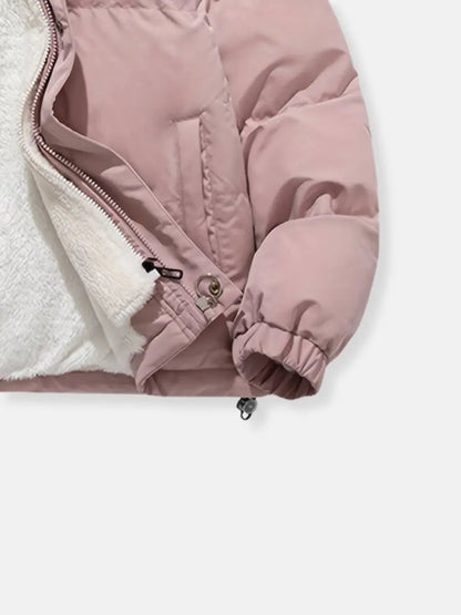 Steppjacke Damen | Warmes Futter & Kapuze