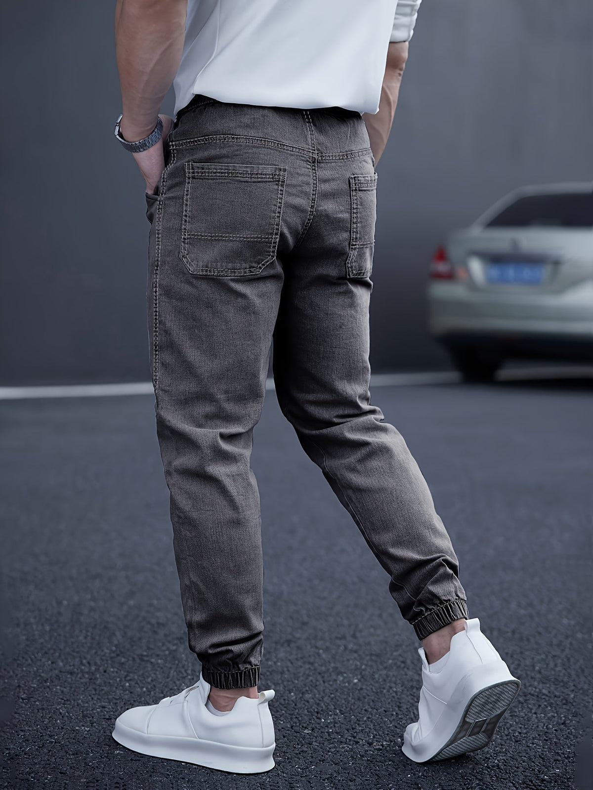 Jogger Jeans Herren | Elastischer Bund & Slim Fit 9