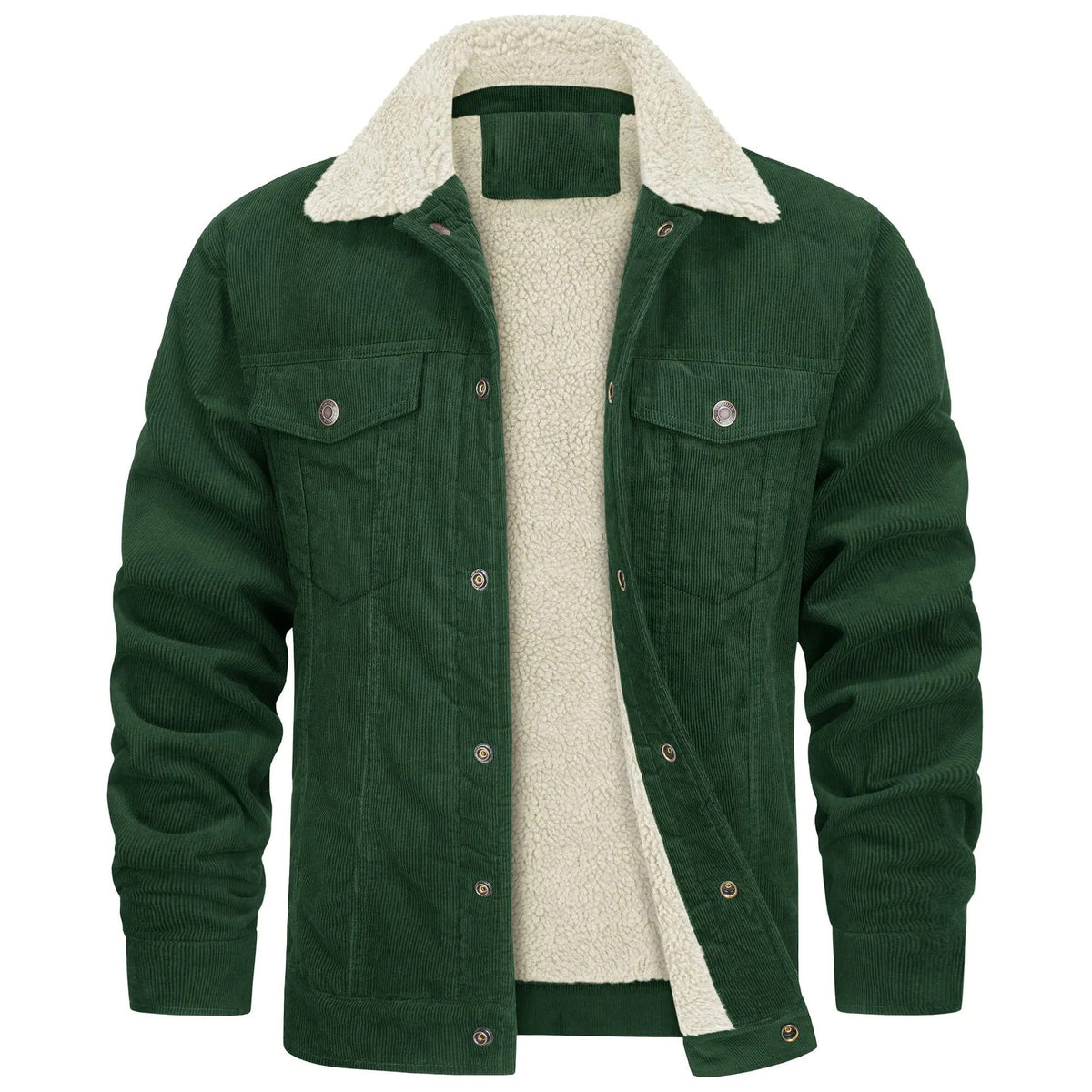 Herren Bomberjacke Sherpa-Futter Windschutz Kragen Taschen 7