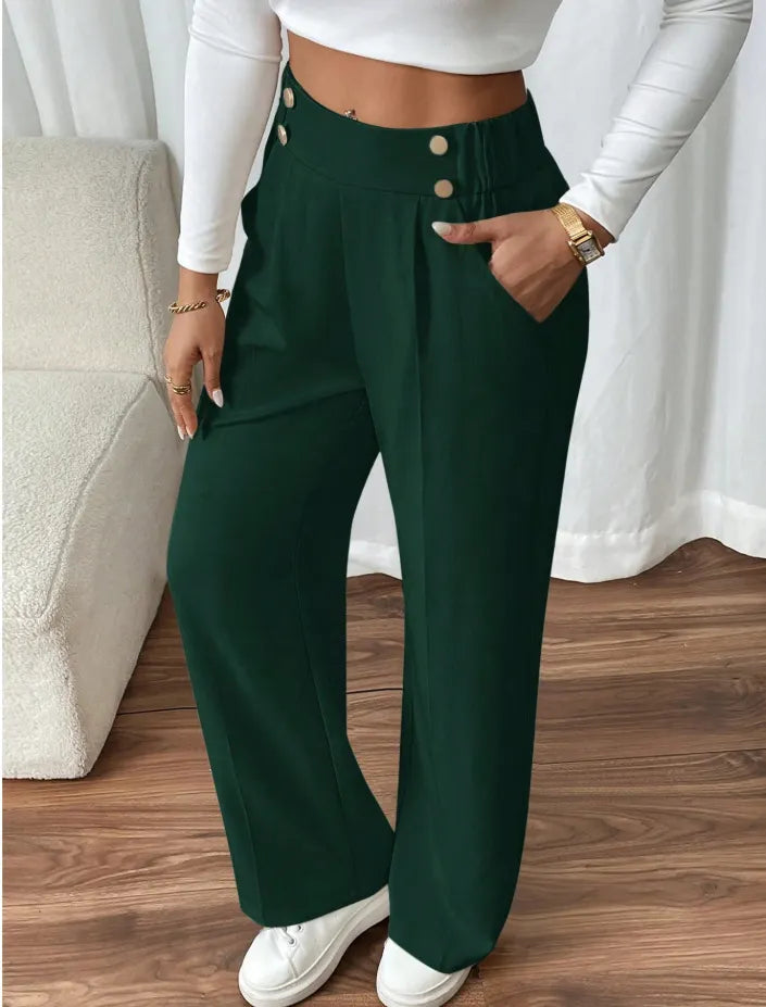 High-Waist-Hose Damen | Taillenbetonend & Fließend 9