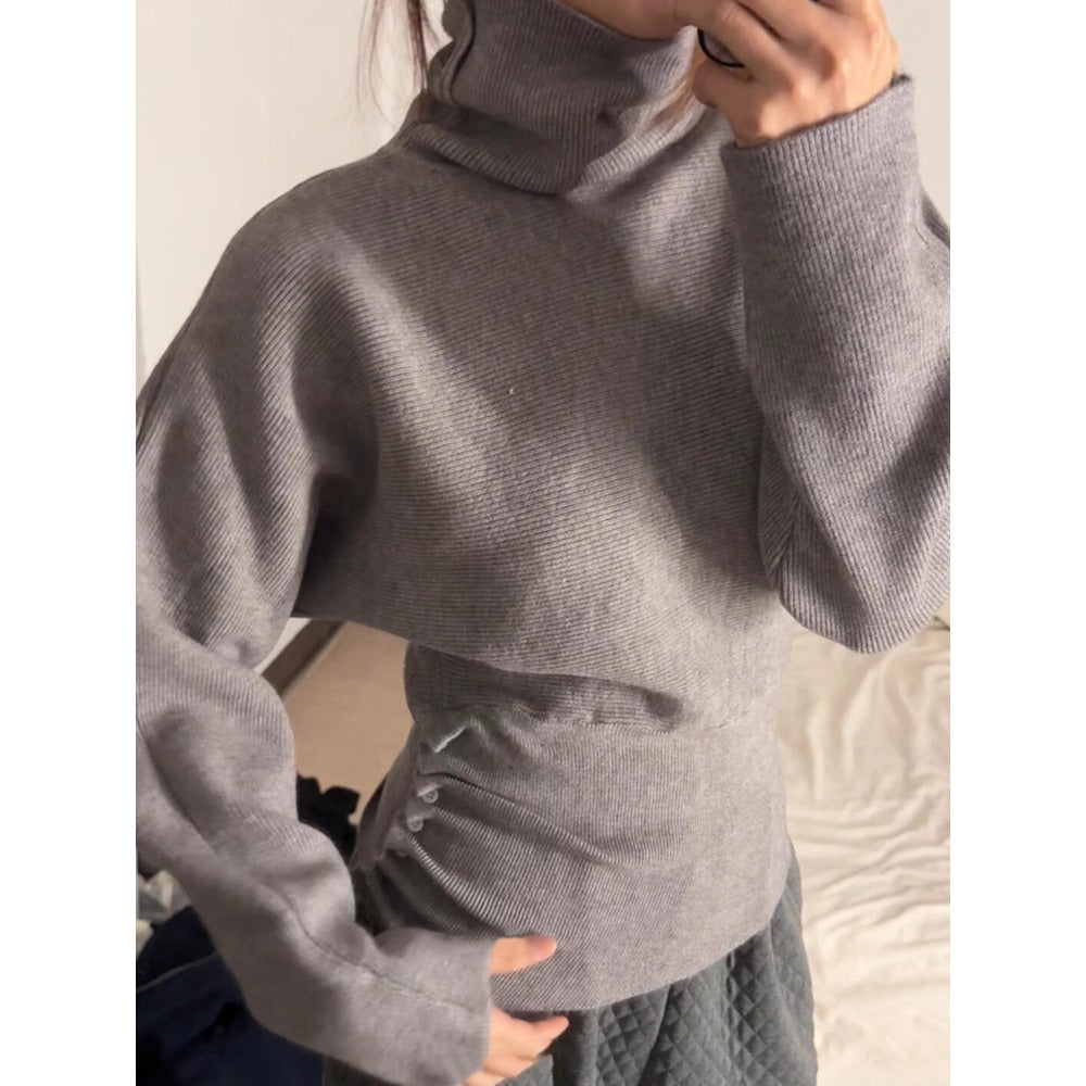 Rollkragenpullover Damen | Gerippt & Langarm 1