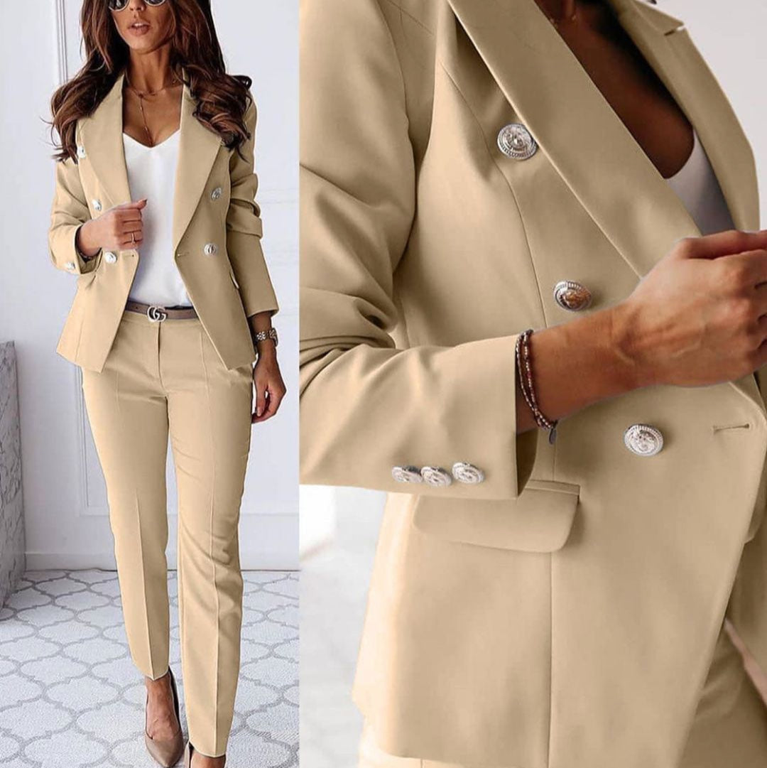 Blazer Set Damen | Zweireihig & Elegant 11