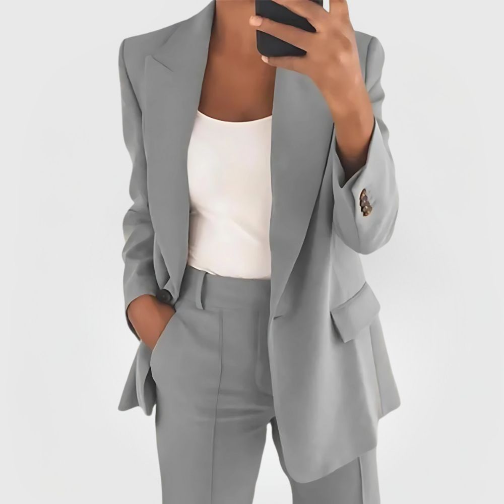 Anzug Damen Elegant | Blazer und Hose im Set 7