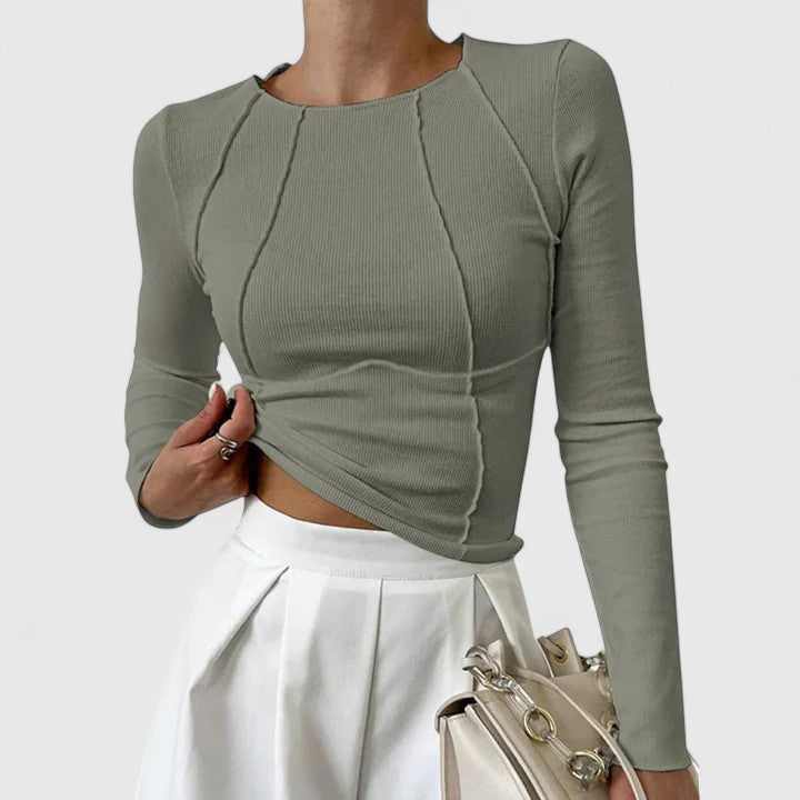 Langarmshirt Damen | Figurbetont & Vielseitig Kombinierbar 5