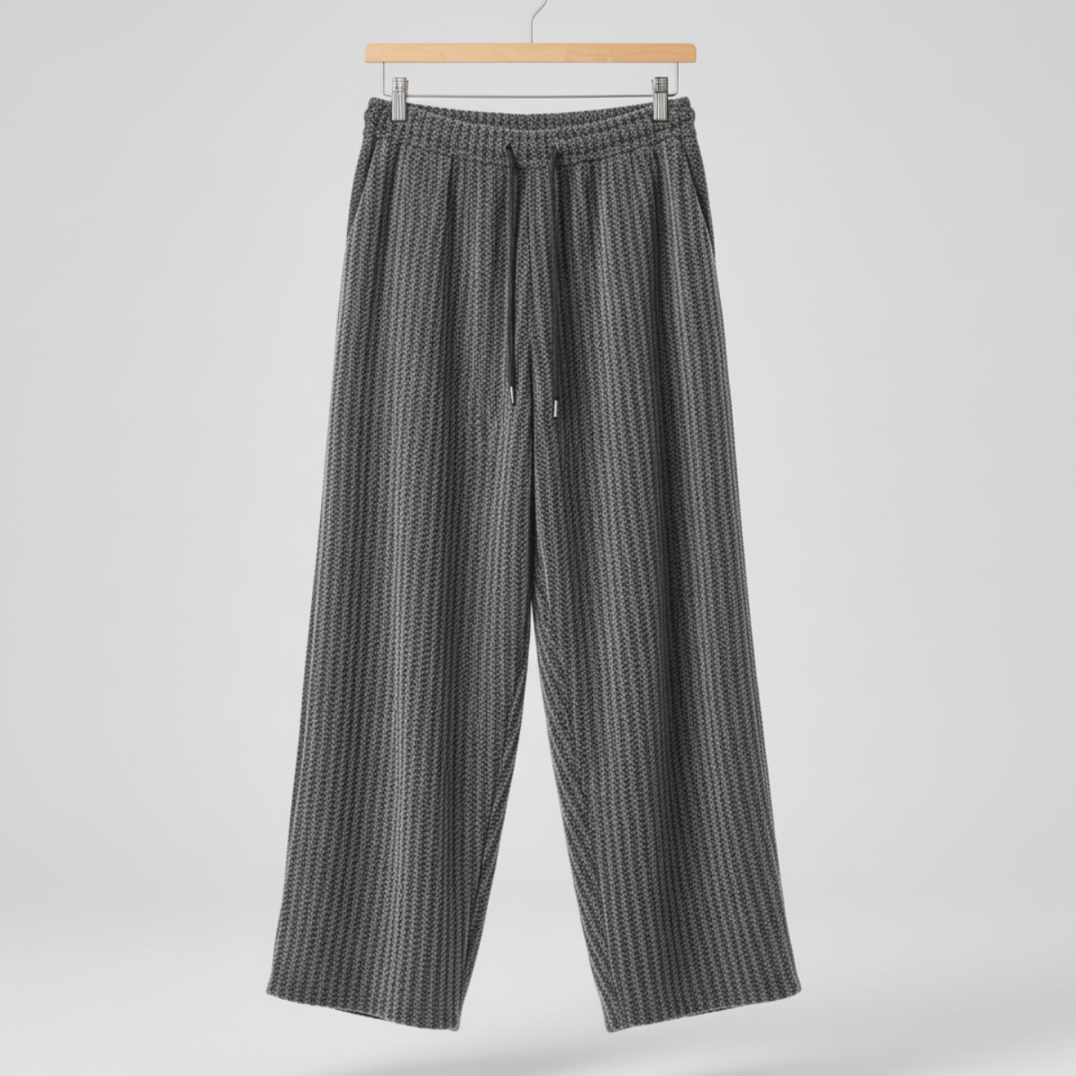 Damen Jogginghose Nadelstreifen Tunnelzug Jogger Hose 2