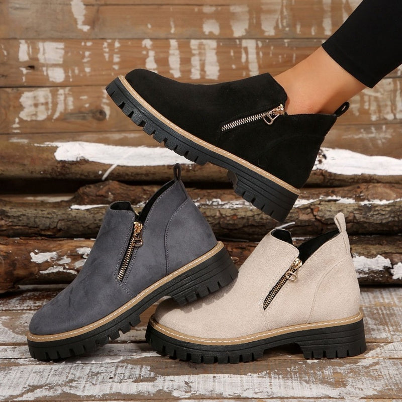 Plateau Stiefeletten Damen | Bequemer Halt & Sicherer Tritt 2