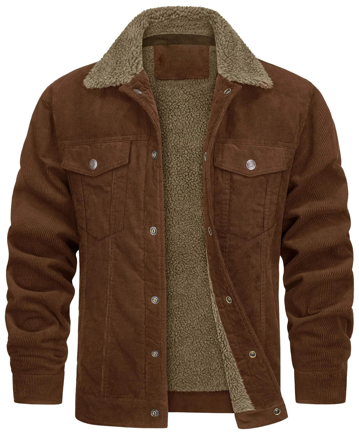Herren Bomberjacke Sherpa-Futter Windschutz Kragen Taschen 8