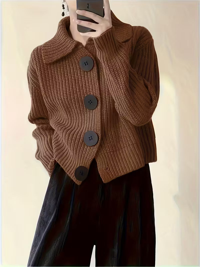 Strickpullover Damen | Mit Großen Knöpfen 4