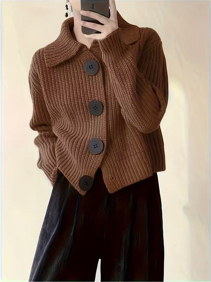 Strickpullover Damen | Mit Großen Knöpfen 4
