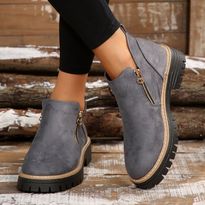Plateau Stiefeletten Damen | Bequemer Halt & Sicherer Tritt 3