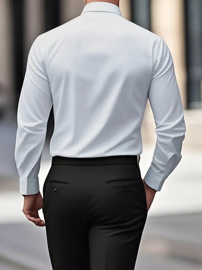 Business-Hemd Herren | Faltenfrei & Perfekte Passform 10