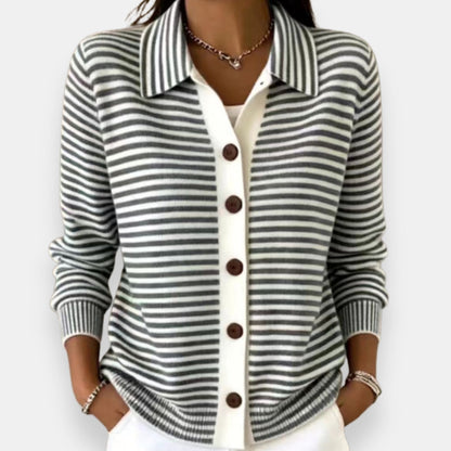 Cardigan Damen Gestreift | Weich & Elegant 3