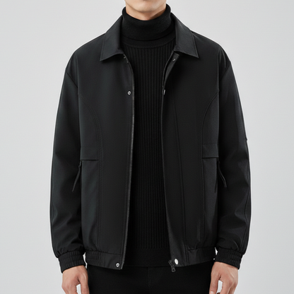 Herren Feldjacke Rip Stop Jacke Snap Button Verschluss Modern 5