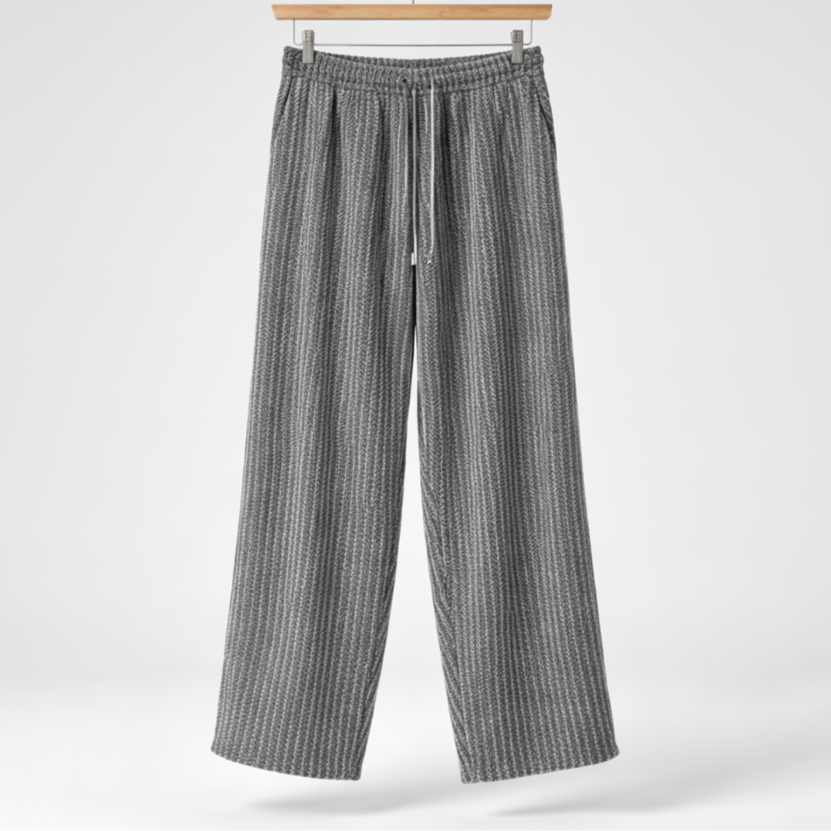 Damen Jogginghose Nadelstreifen Tunnelzug Jogger Hose 7