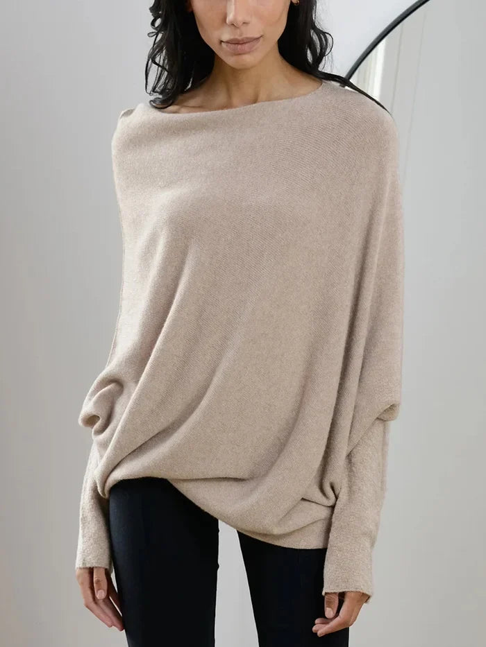 Pullover Damen Oversized | Asymmetrisch Drapiert 5
