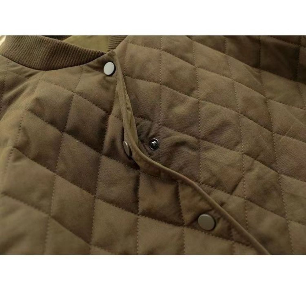Steppjacke Damen | Knopfleiste & Taschen 12