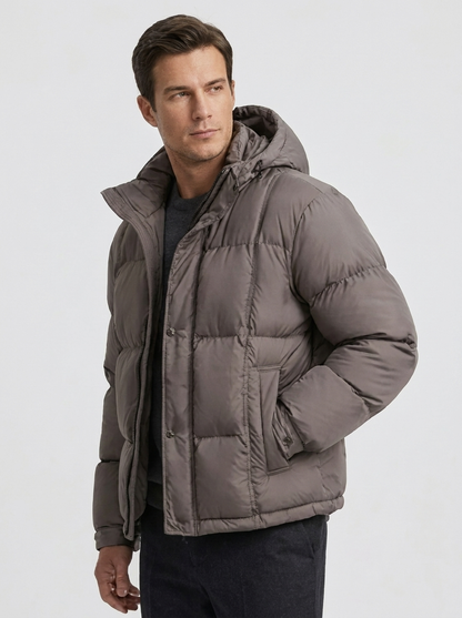 Haven | Hooded Down Puffer Jacket for Men – Casual Loose Fit