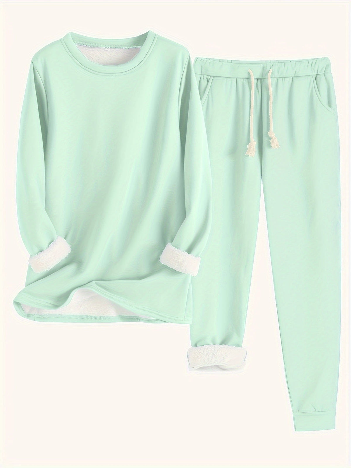 Gerdlotte | Damen Hausanzug Set Relaxed Fit - Blue - Image 10