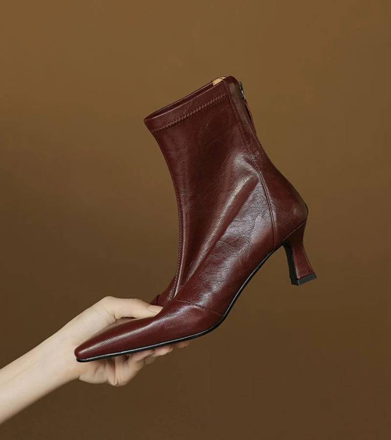 Stiefeletten Damen | Spitze Zehenpartie & Komfort 10