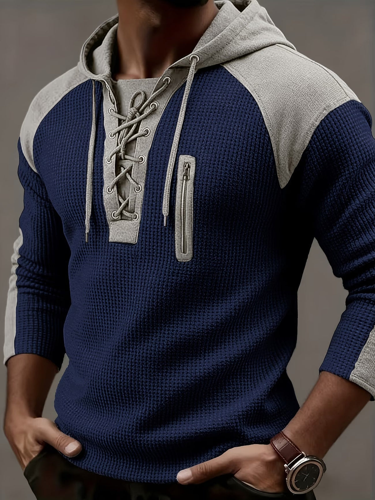 Hoodie Damen | Rippstrick & Kapuze 5