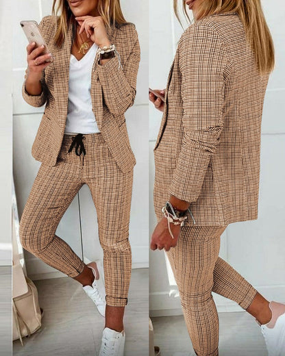 Anzug-Set Damen | Weite Hose & Taillierter Blazer 5