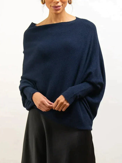Pullover Damen Oversized | Asymmetrisch Drapiert 7