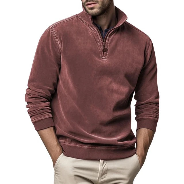 Pullover Herren mit Reißverschluss | Warm & Bequem im Winter 7