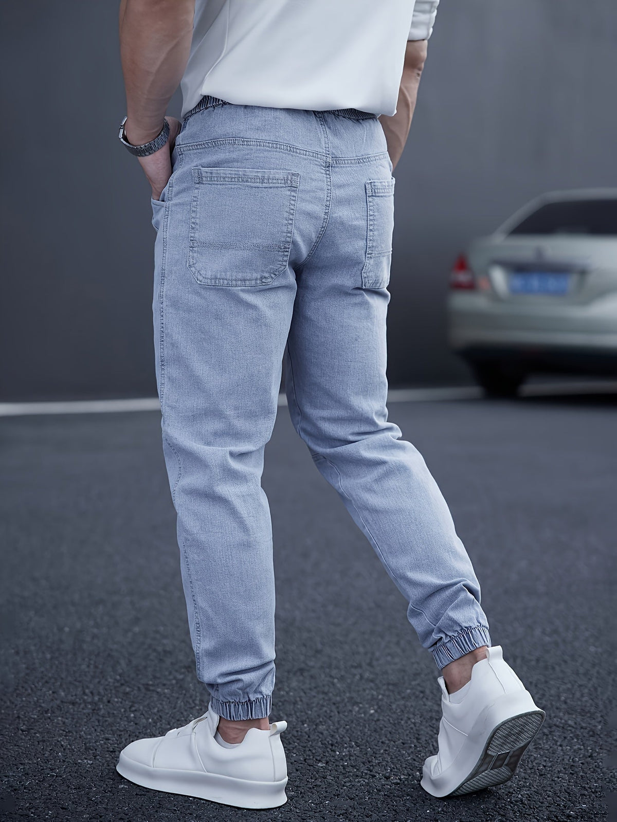 Jogger Jeans Herren | Elastischer Bund & Slim Fit 7