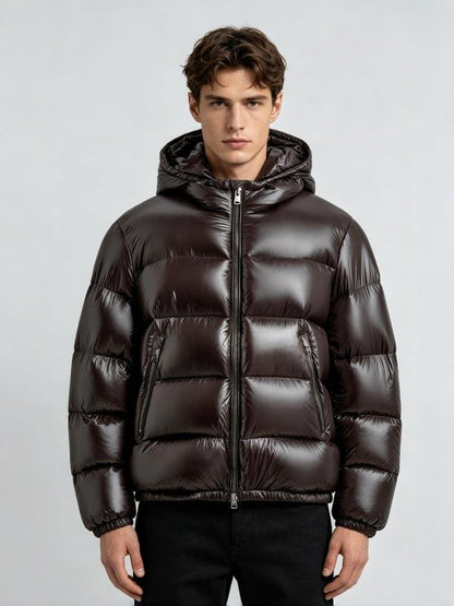 Horizon | Hooded Puffer Jacket – Casual Winter Coat for Men