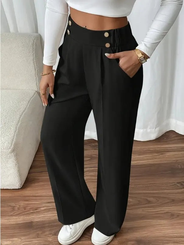 High-Waist-Hose Damen | Taillenbetonend & Fließend 14