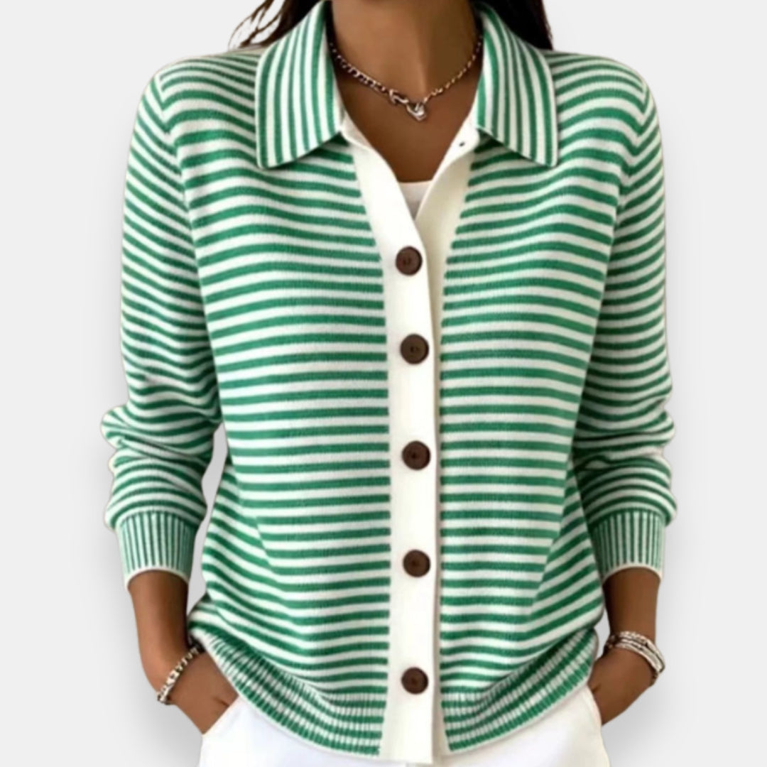 Cardigan Damen Gestreift | Weich & Elegant 2