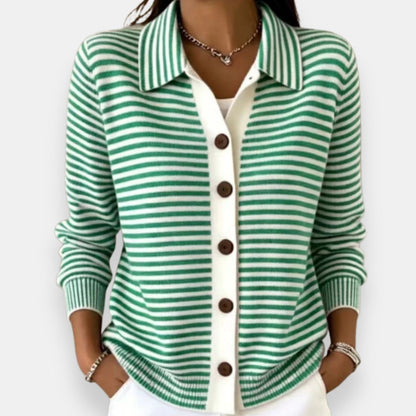 Cardigan Damen Gestreift | Weich & Elegant 2