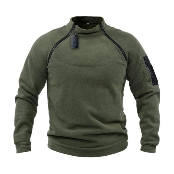 Herren Pullover mit Reißverschluss – Warmer Polar Fleece für Outdoor