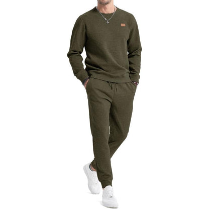 Jogginganzug Herren Set 2-teilig | Strukturiertes Jacquard-Design 7