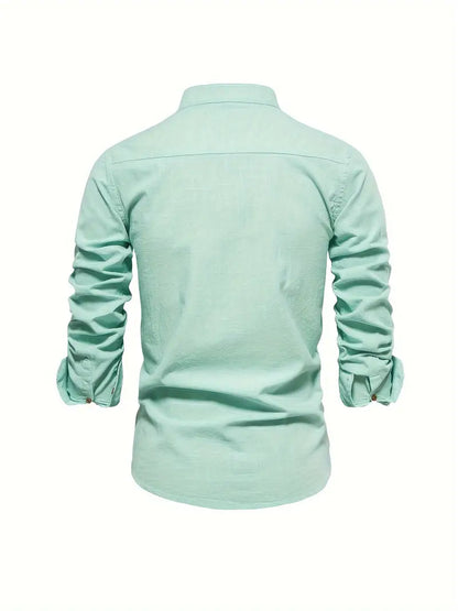 Stehkragen Hemd Herren | Slim Fit & Modernes Design 4