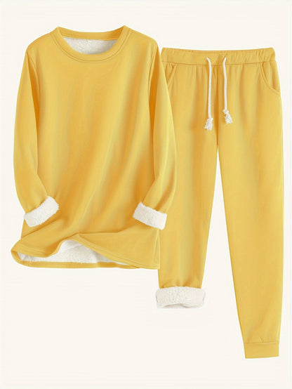 Gerdlotte | Damen Hausanzug Set Relaxed Fit - Blue - Image 6