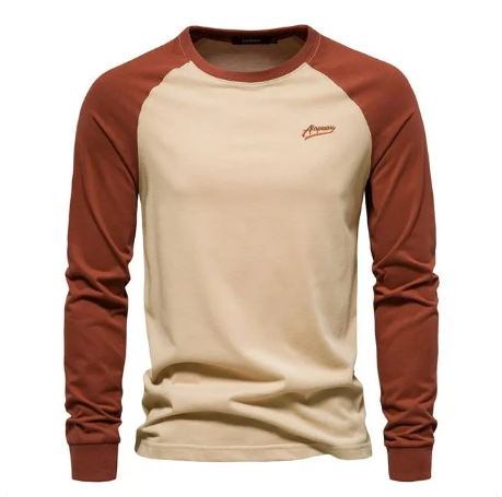 Langarmshirt Herren | Soft-Touch & Patchwork-Design 10