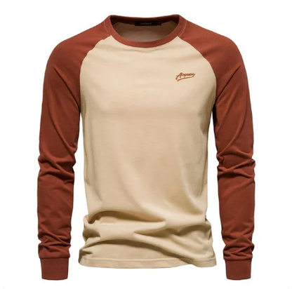 Langarmshirt Herren | Soft-Touch & Patchwork-Design 10