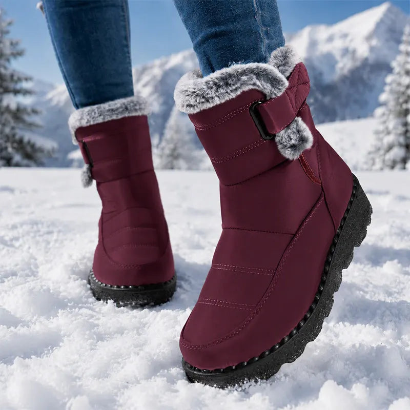 Winterstiefeletten Damen | Warm Gefüttert & Rutschfest 8