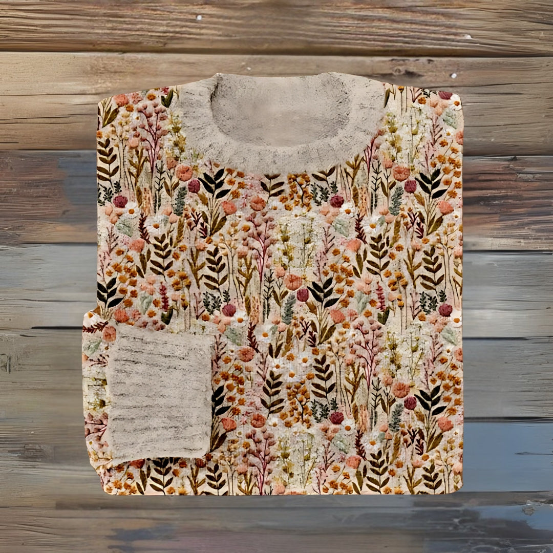 Pullover Damen | Floral & Weich 4