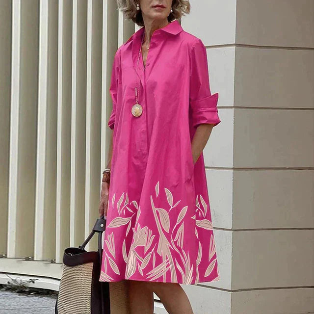 ALLISON - Langärmeliges Vintage-Kleid 1