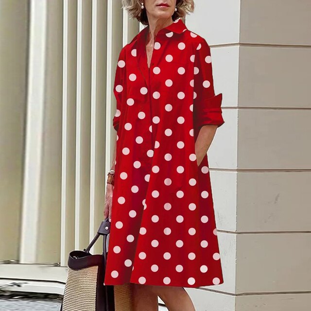 ALLISON - Langärmeliges Vintage-Kleid 10