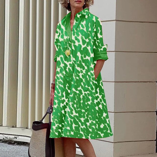 ALLISON - Langärmeliges Vintage-Kleid 2