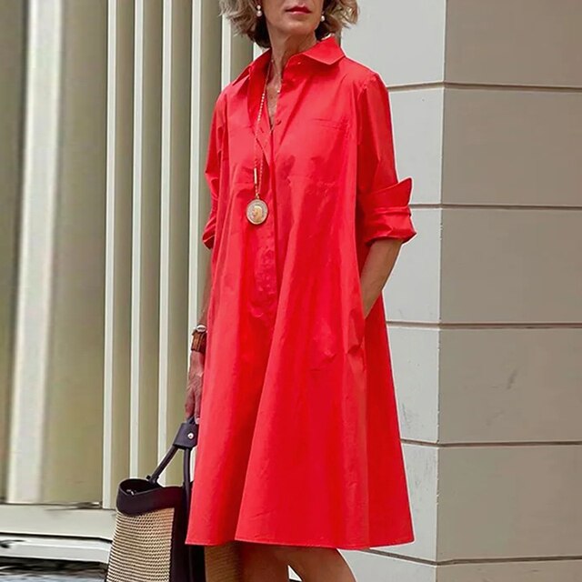 ALLISON - Langärmeliges Vintage-Kleid 3