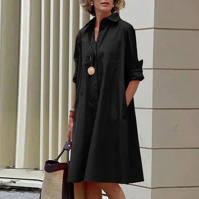 ALLISON - Langärmeliges Vintage-Kleid 4
