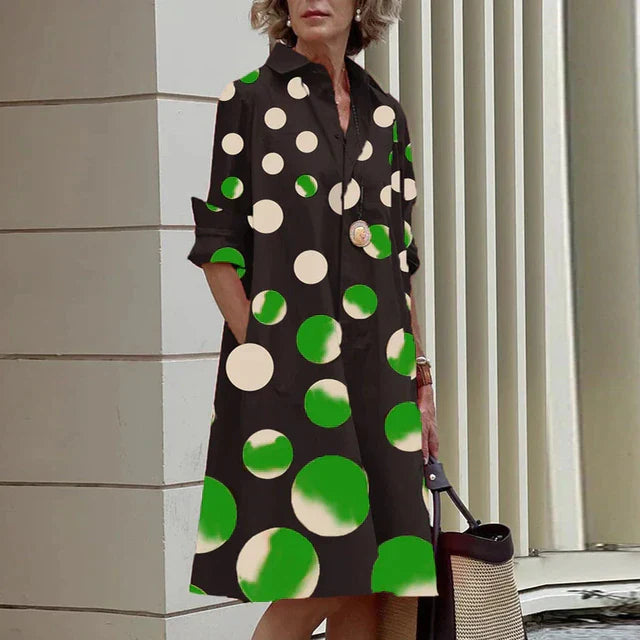 ALLISON - Langärmeliges Vintage-Kleid 6