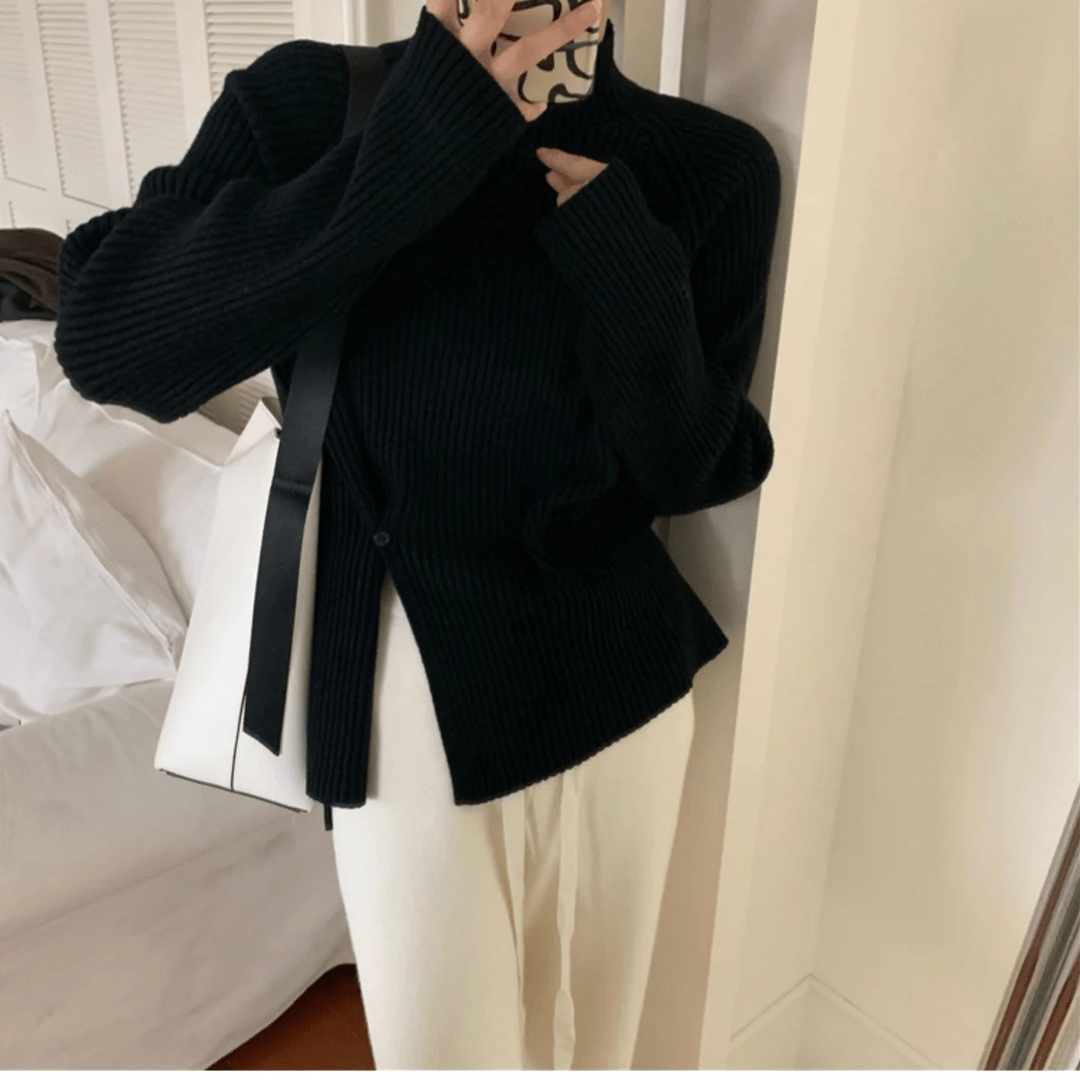 Aella Gerippter Rollkragenpullover 2