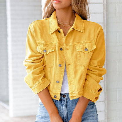 Albertina | Damen Jeansjacke Kurz Geschnitten Relaxed 1
