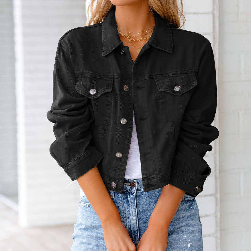 Albertina | Damen Jeansjacke Kurz Geschnitten Relaxed 3